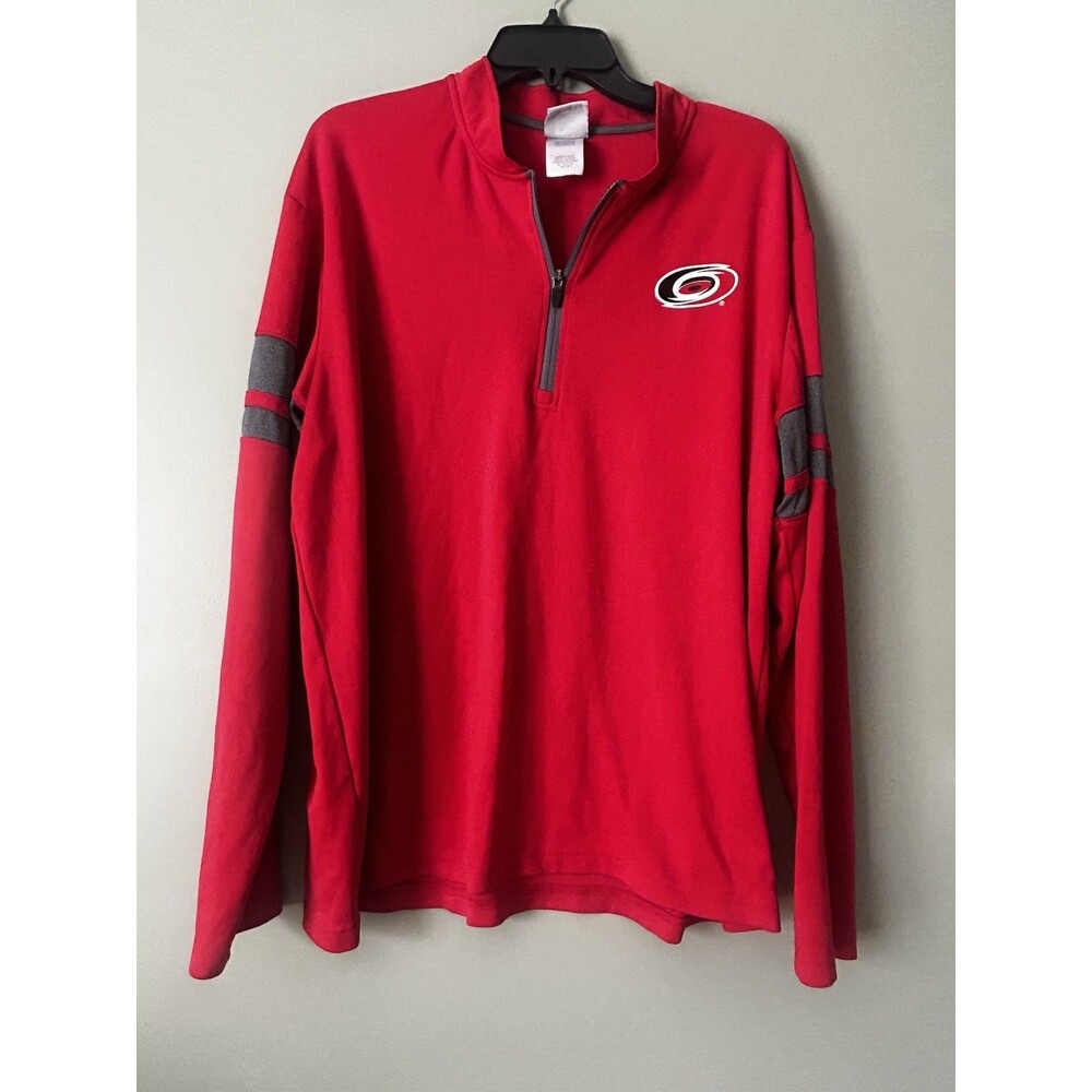 Carolina Hurricanes Quarter-zip Performance Shirt Grey NHL Men’s XL Hockey